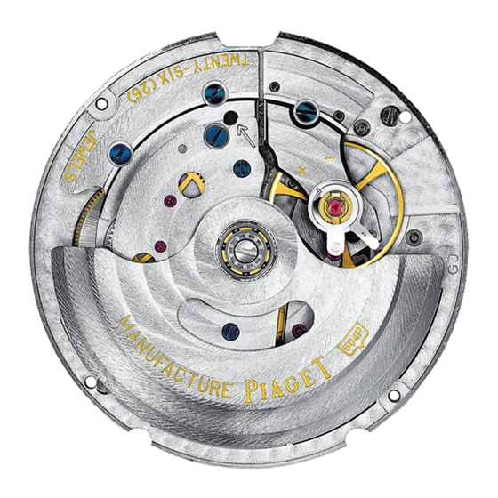 Piaget 504P Bedienungsanleitung