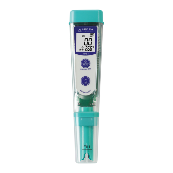 APERA INSTRUMENTS TDS1 Bedienungsanleitung