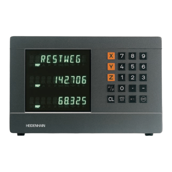 HEIDENHAIN ND 720 Benutzerhandbuch