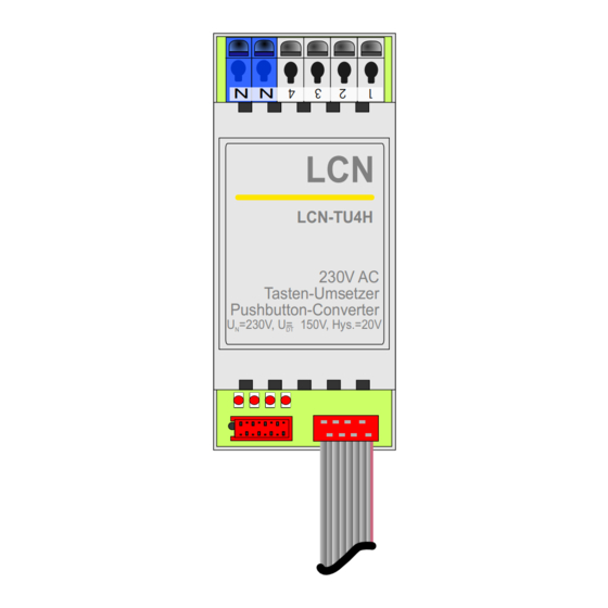 LCN -TU4H Installationsanleitung