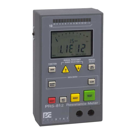 Prostat PRS-812 Benutzerhandbuch
