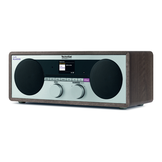 TechniSat DIGITRADIO 451 CD MDR Klassik Edition Bedienungsanleitung