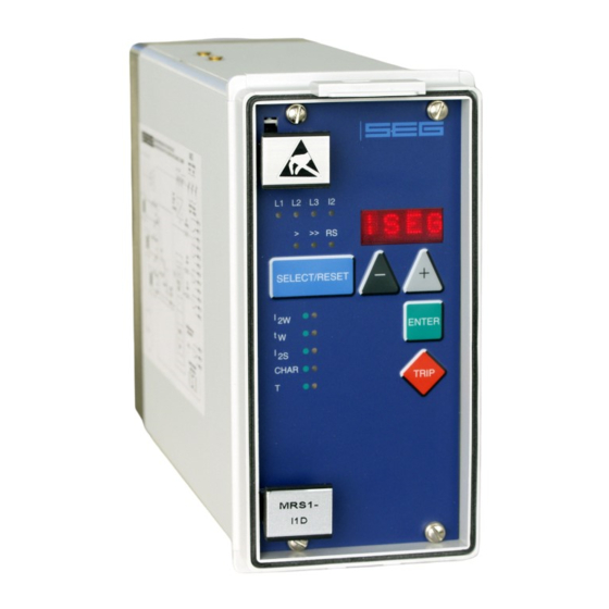 Seg HighTECH MRS1 Handbuch