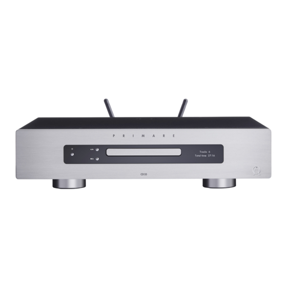 Primare CD35 Bedienungsanleitung