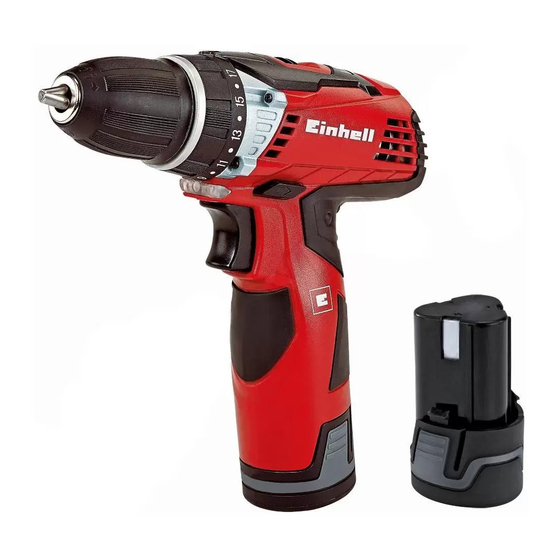 EINHELL Expert TE-CD 12 Li Handbücher