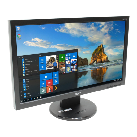 Acer V193HQ Kurzanleitung