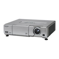 Sharp PG-D3750W Einrichtungs-Anleitung