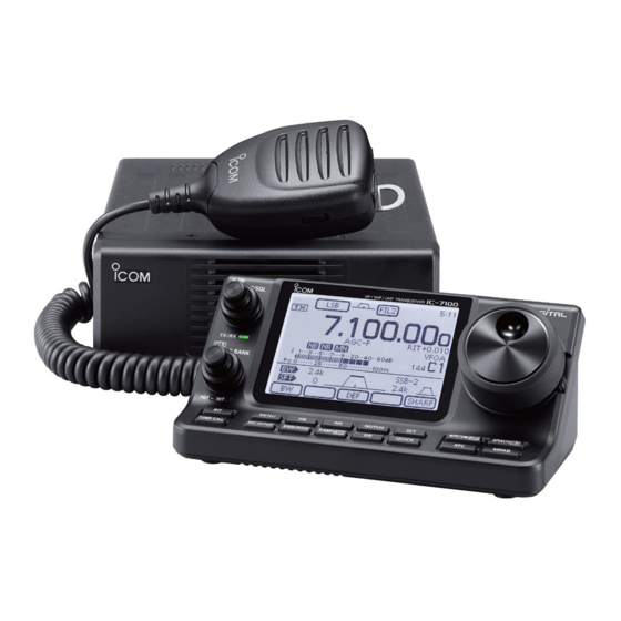 Icom IC-7100 Bedienungsanleitung