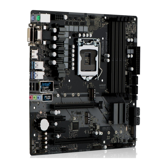ASROCK H370M Pro4 Bedienungsanleitung