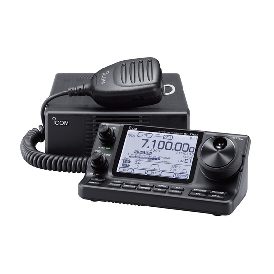 Icom IC-7100 Bedienungsanleitung