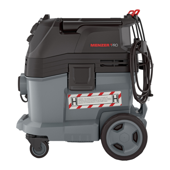 Menzer VCH 530 PRO Originalbetriebsanleitung