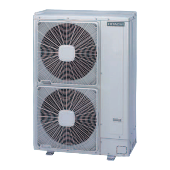 Hitachi RWM-8.0/10.0FSN3E Installations- Und Betriebshandbuch