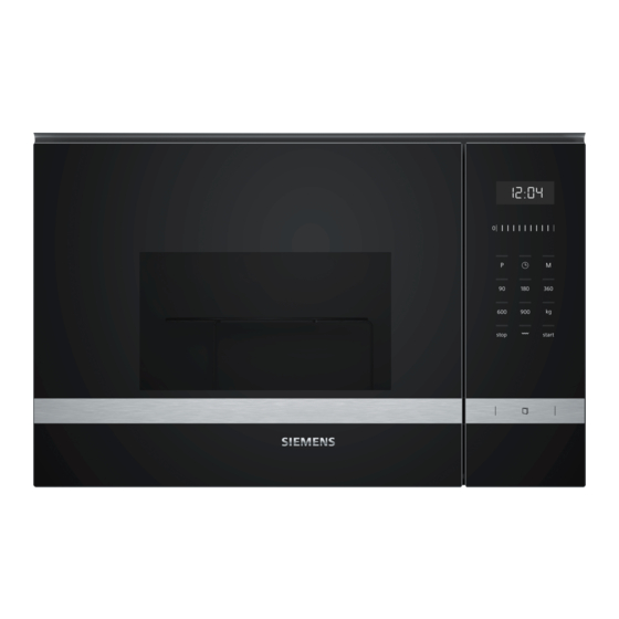 Siemens BE555LM 0 Serie Gebrauchs- Und Montageanleitung