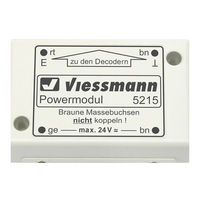 Viessmann 5215 2A Bedienungsanleitung