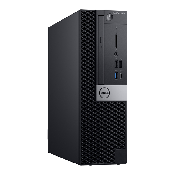 Dell OptiPlex XE3 Tower Servicehandbuch