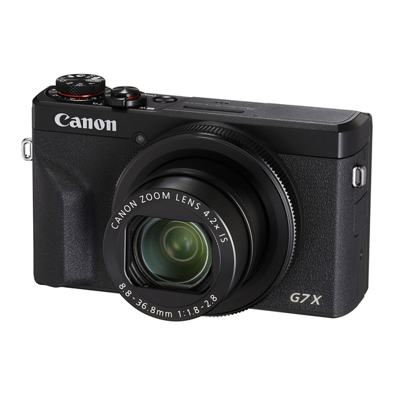 Canon PowerShot G7 X Mark II Handbücher