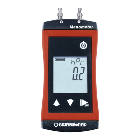GREISINGER G 1111 Kurzanleitung