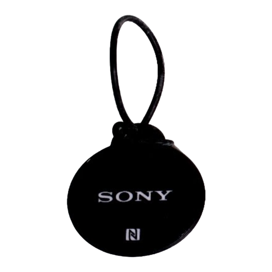 Sony SmartTags NT3 Bedienungsanleitung