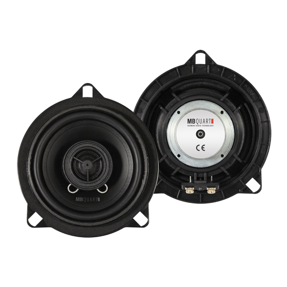 MB QUART QM100 BMW Montage / Installation