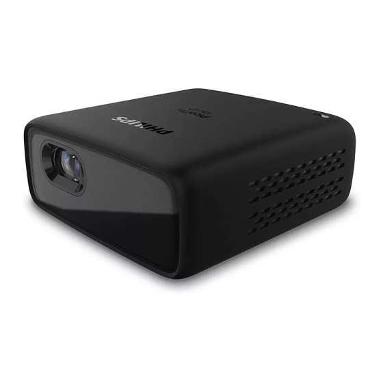 Philips PicoPix Micro+ PPX325 Bedienungsanleitung