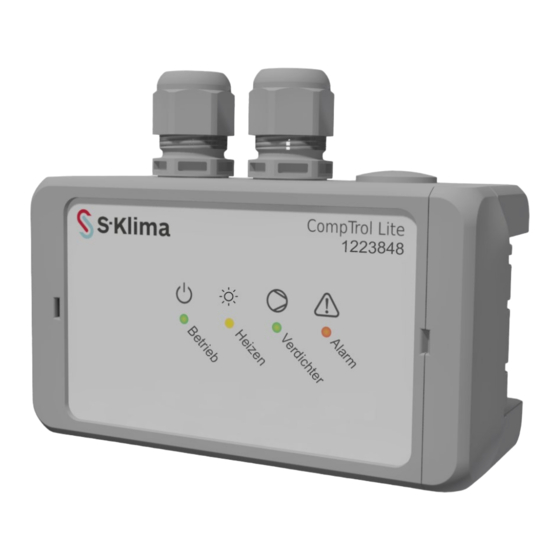 S-Klima CompTrol Lite Technisches Handbuch