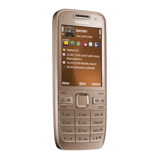 Nokia E52 Bedienungsanleitung