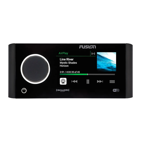 Fusion apollo RA770 Installationsaleitung
