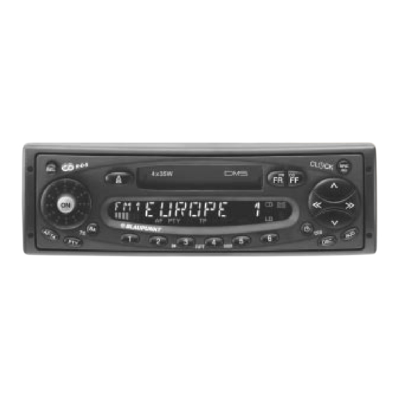 Blaupunkt Freiburg RCM 148 Bedienungsanleitung