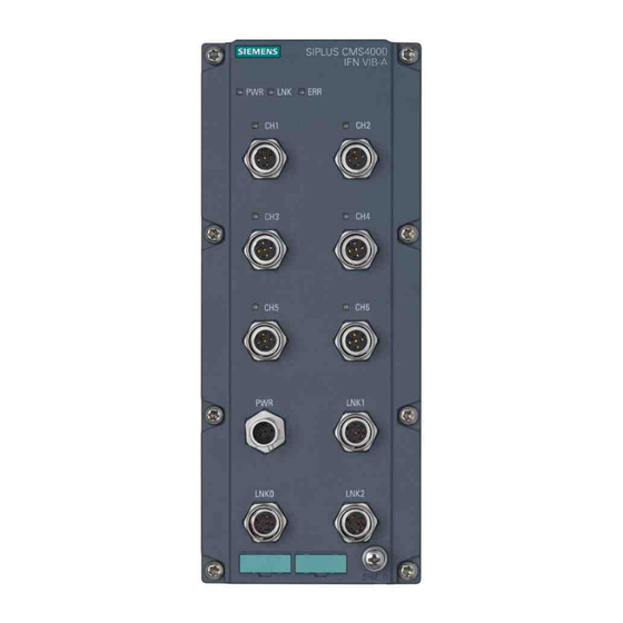 Siemens SIPLUS CMS4000 Betriebsanleitung (Kompakt