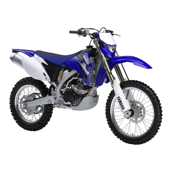 Yamaha WR250F Fahrer- Und Wartungshandbuch