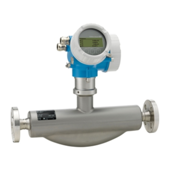 Endress+Hauser Proline Promass F 200 HART Betriebsanleitung