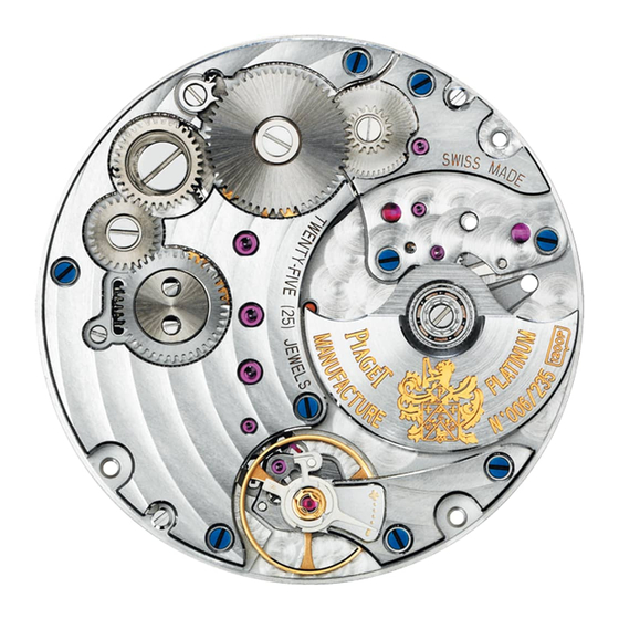 Piaget Altiplano High Jewelry Bedienungsanleitung