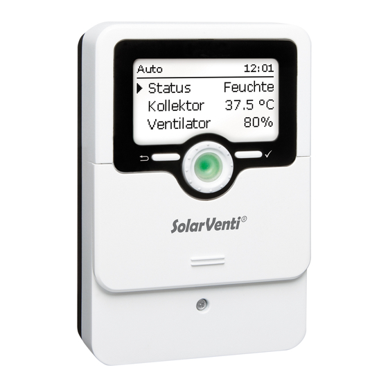SolarVenti SControl Handbuch