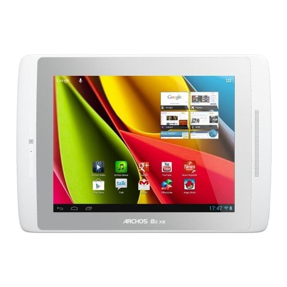 Archos GEN10 80 XS Bedienungsanleitung