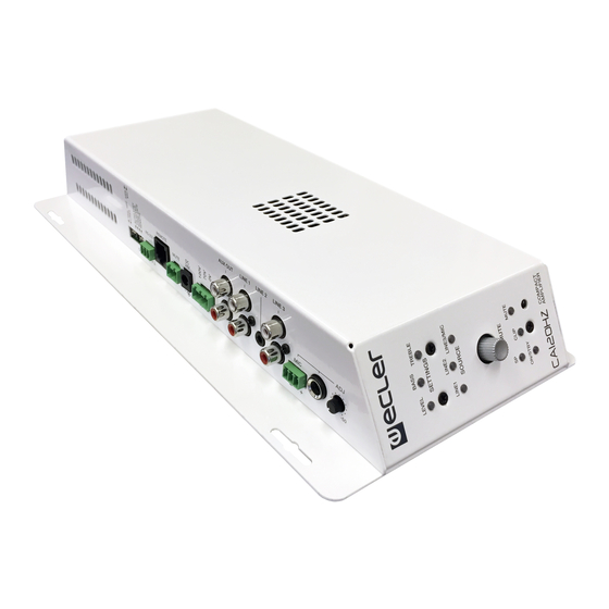 Ecler CA120HZ Bedienungsanleitung