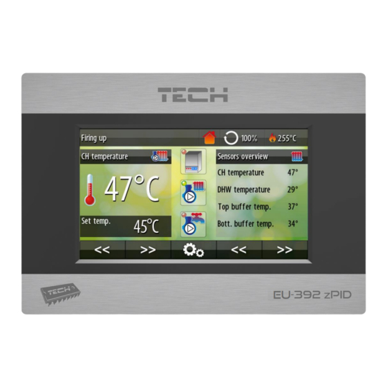Tech Controllers EU-392 zPID Bedienungsanleitung