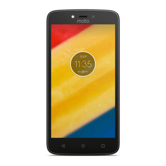 Motorola moto c plus Bedienungsanleitung