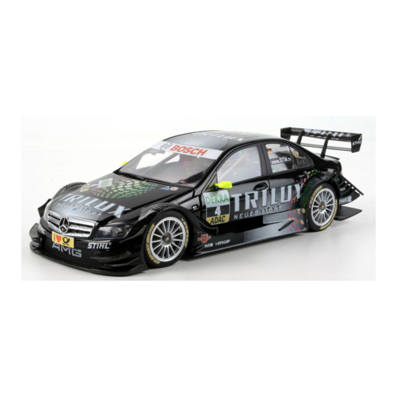 REVELL Trilux AMG Mercedes C-Klasse DTM 2009 "Ralf Schumacher" Bedienungsanleitung