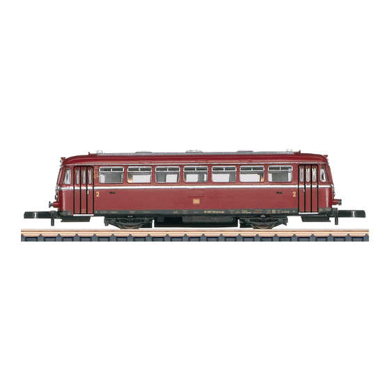 Märklin VT 98.9 Bedienungsanleitung