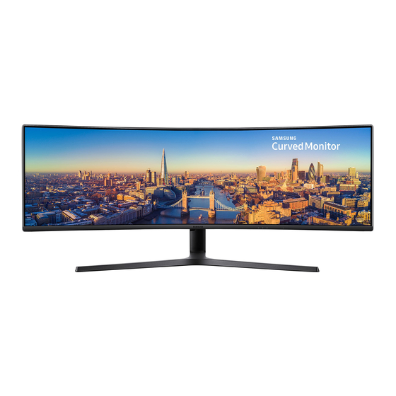 Samsung C43J890DK Serie Benutzerhandbuch