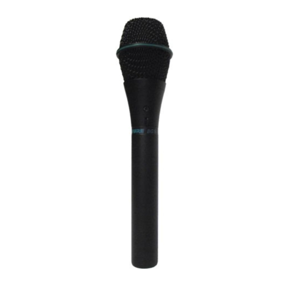 Shure BG5.1 Bedienungsanleitung
