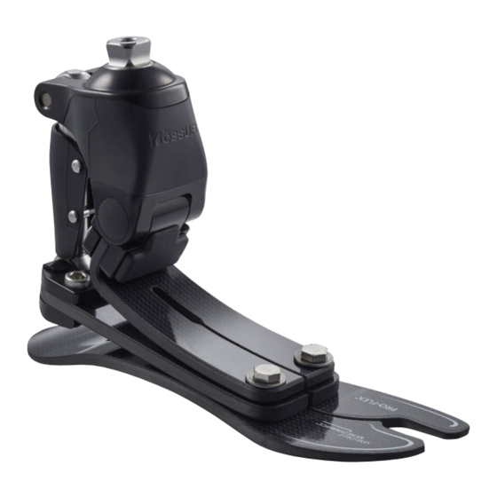 Ossur PRO-FLEX Gebrauchsanweisung