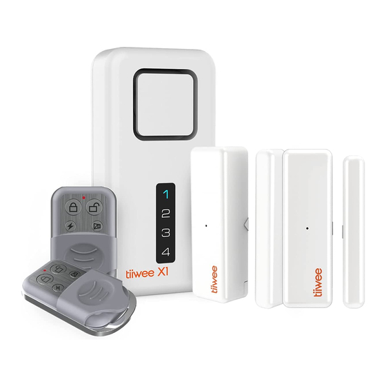 Tiiwee X1 Home Alarm Starter Kit Bedienungsanleitung