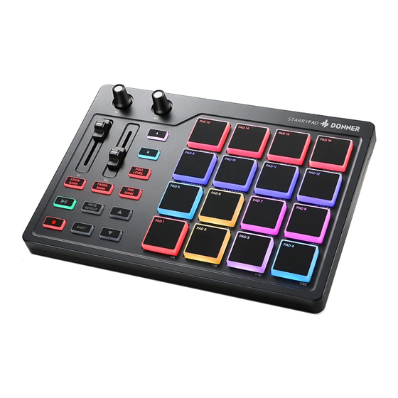 Donner STARRYPAD PAD CONTROLLER Bedienungsanleitung