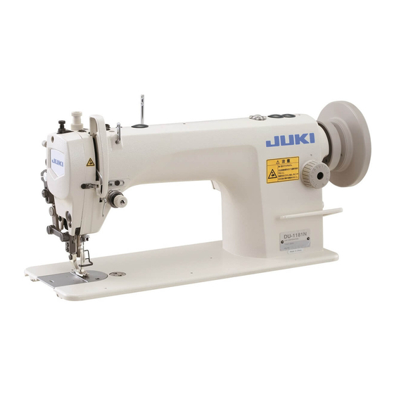 JUKI DU-181N Betriebsanleitung