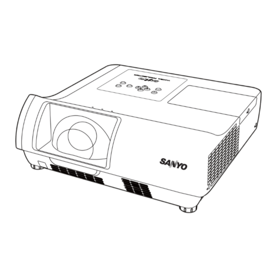 Sanyo PLC-WL2500 Bedienungsanleitung