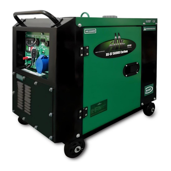 Kipor FME XG-SF 5600D CARBON Betriebsanleitung