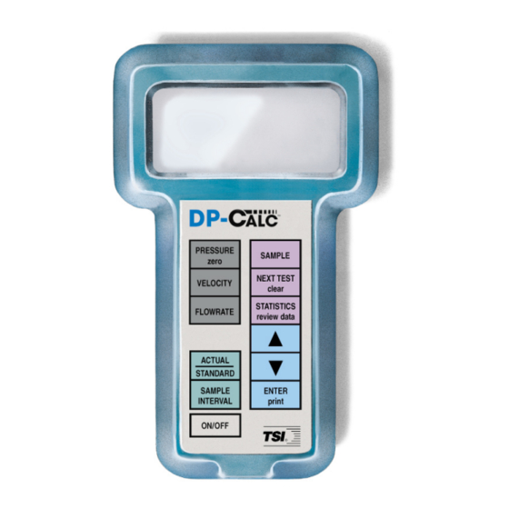 TSI 8705 DP-CALC Betriebshandbuch