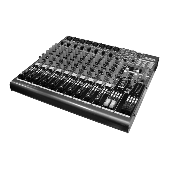 Pronomic MX-Serie Bedienungsanleitung