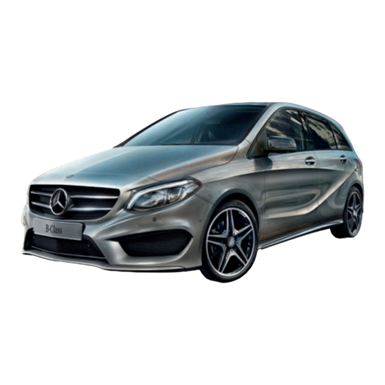 Mercedes-Benz B-Klasse Sports Tourer 2014 Betriebsanleitung